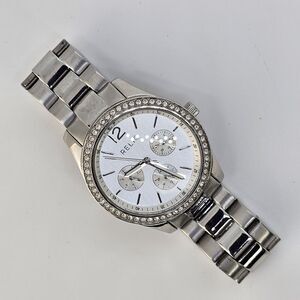 Relic Women's Watch 36MM Gray Case Dial Gray Bracelet Band 6" Wrist‎ New Battery